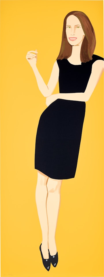 Christy, from Black Dress by Alex Katz