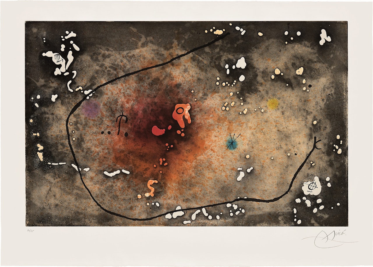 Archipel Sauvage III (Savage Archipelago III) (D. 529) by Joan Miró