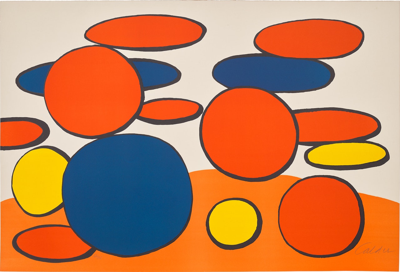 Untitled (Composition aux cercles) (Composition with Circles) by Alexander Calder