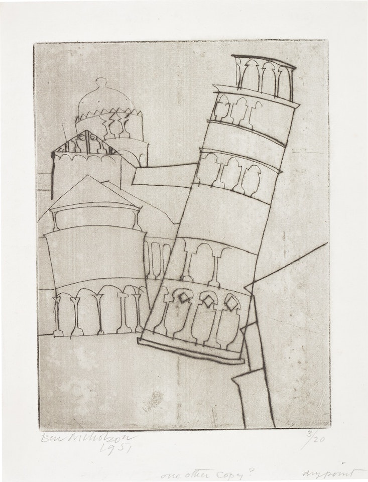 Pisa (L. 20, C. 29) by Ben Nicholson, O.M.