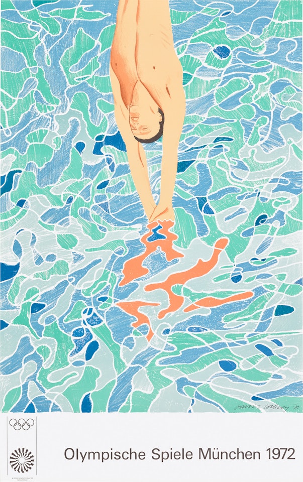 Olympische Spiele München (Olympic Games Munich) (B. 34) by David Hockney