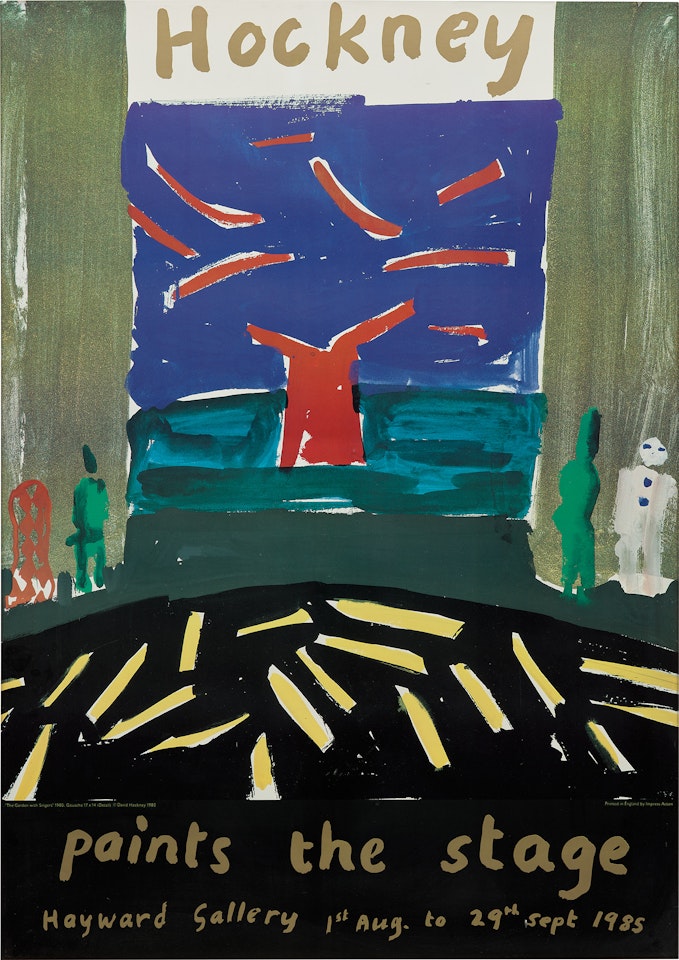 Hockney: Paints the Stage (B. 118) by David Hockney