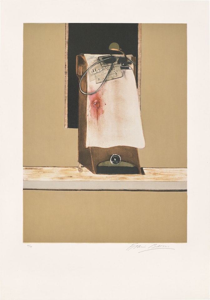 Triptych 1986-: right panel (after, Triptych 1986-) (S. 6, T. 22) by Francis Bacon