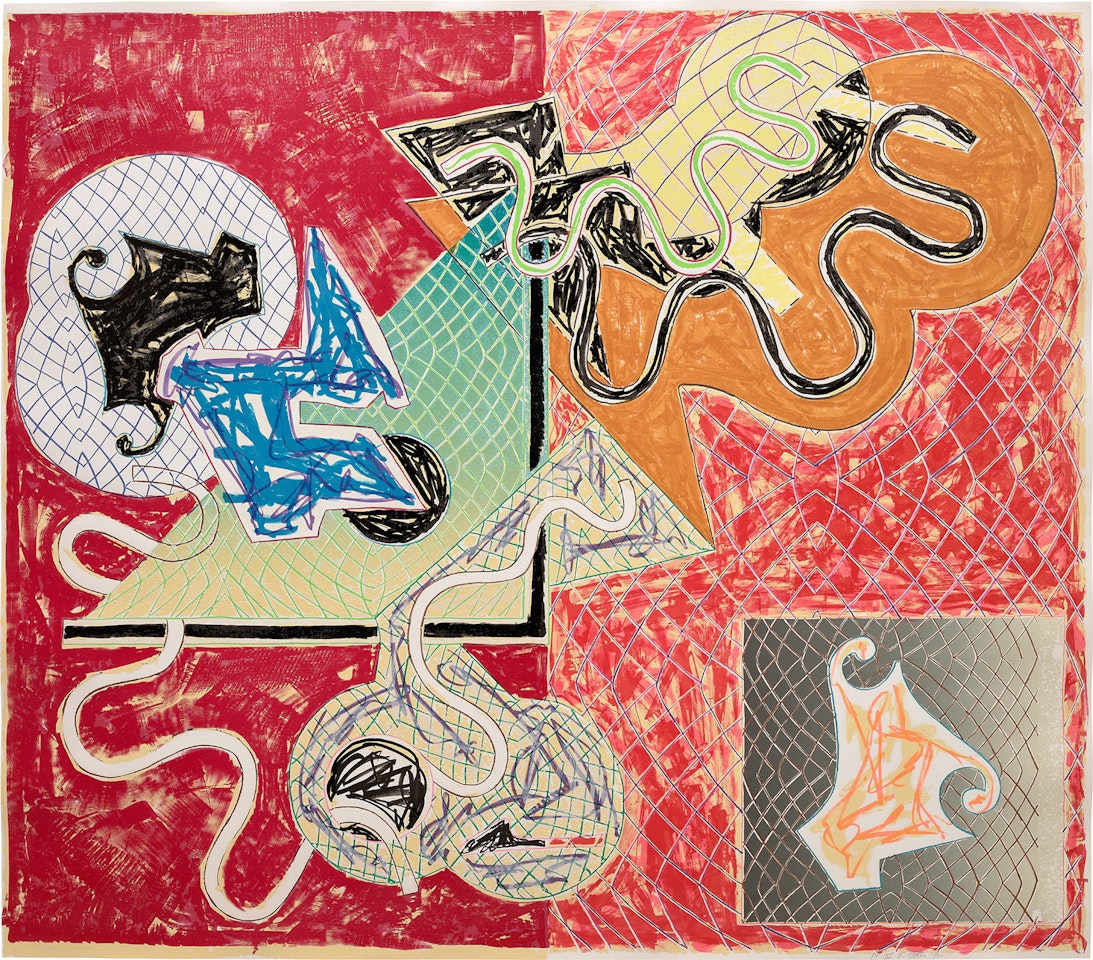 Shards IV, from Shards (A. & K. 147) by Frank Stella