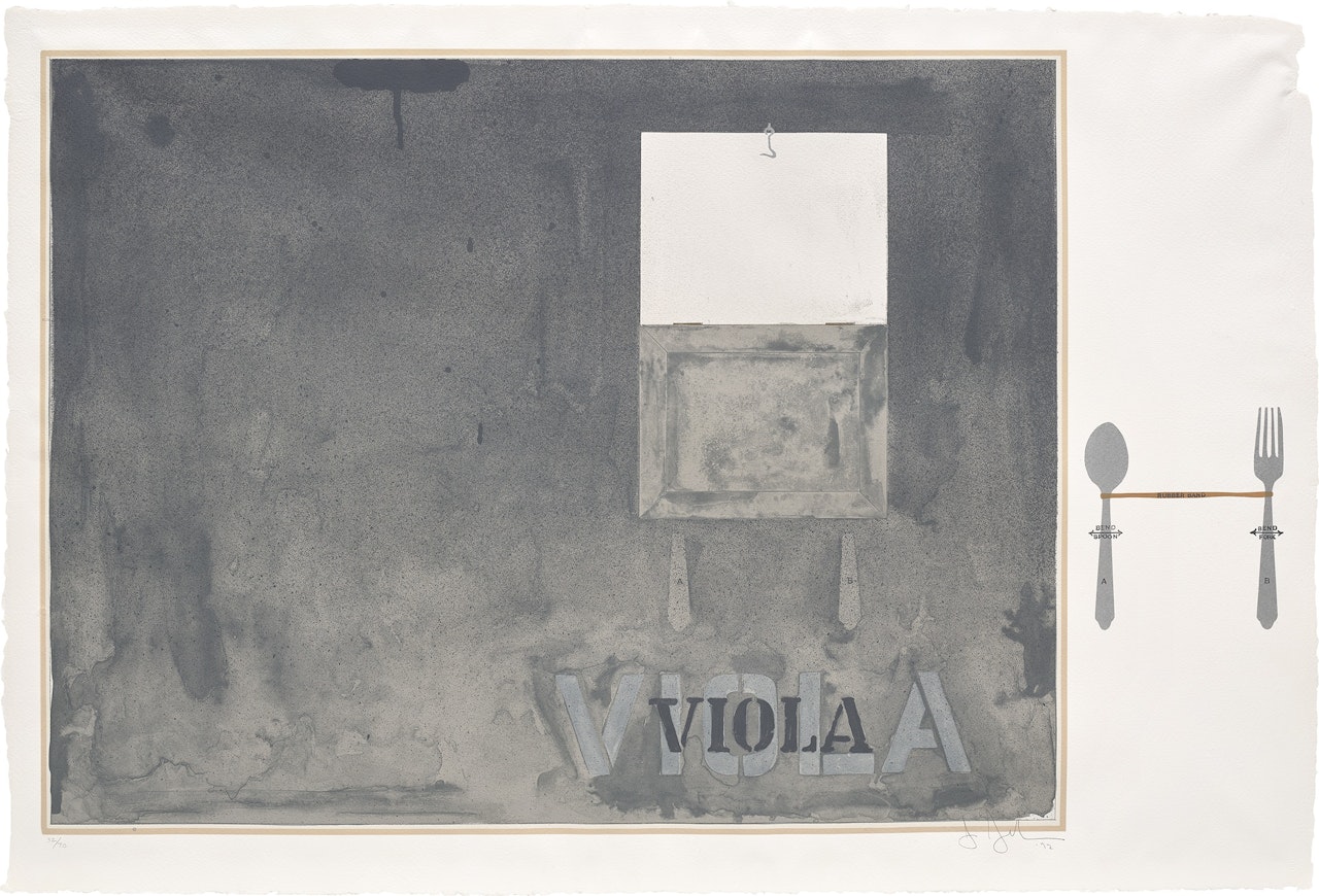 Viola (Gemini G.E.L. 350, U.L.A.E. 117) by Jasper Johns