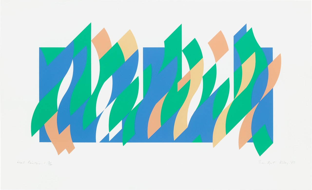Wall Painting 1 (print) (S. 66) by Bridget Riley