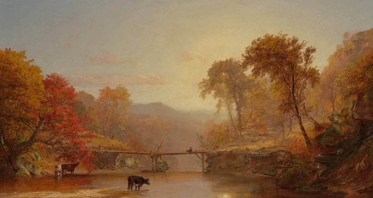 Watching the Stream by Jasper Francis Cropsey