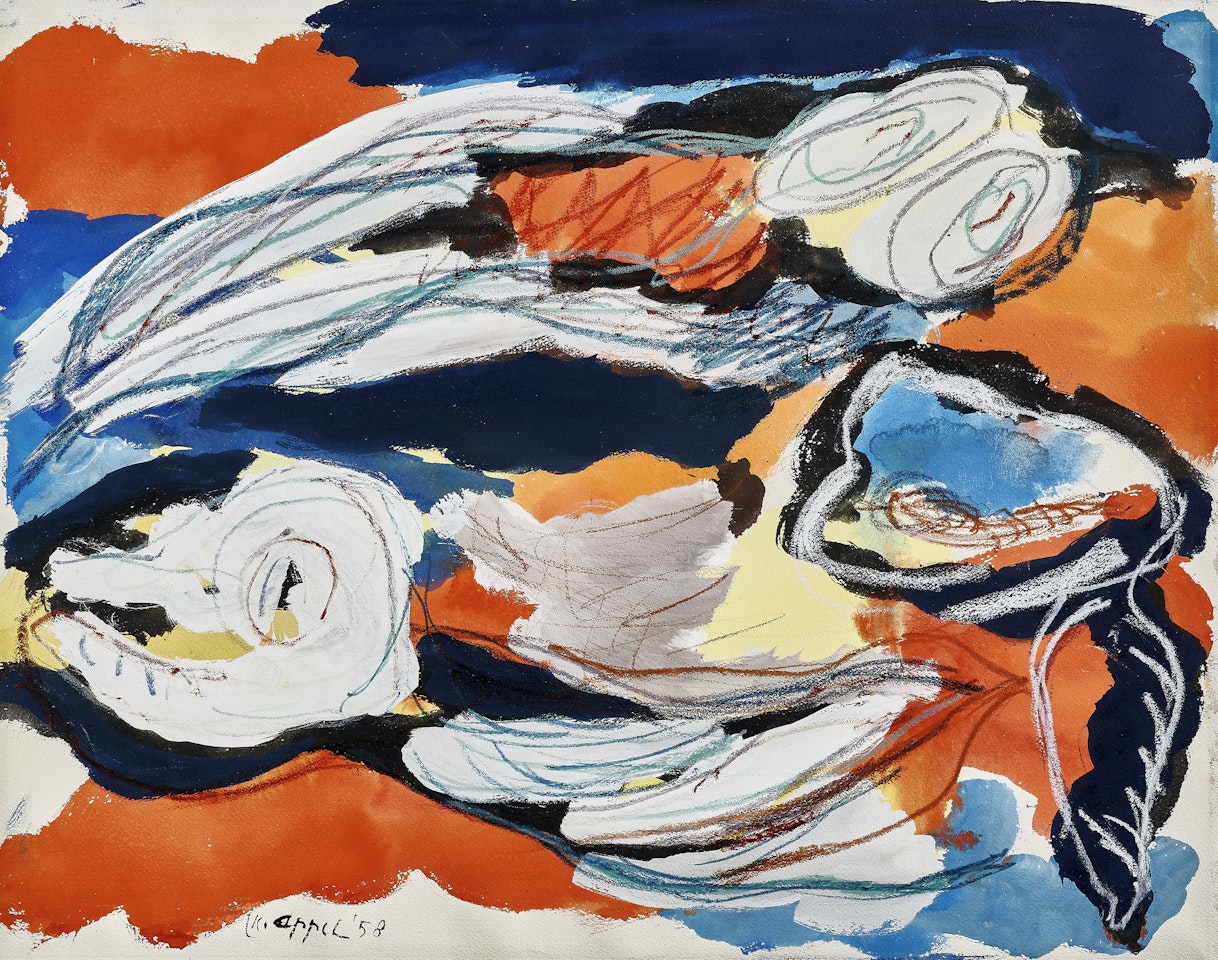 Vol Oiseaux (Flying Bird) by Karel Appel
