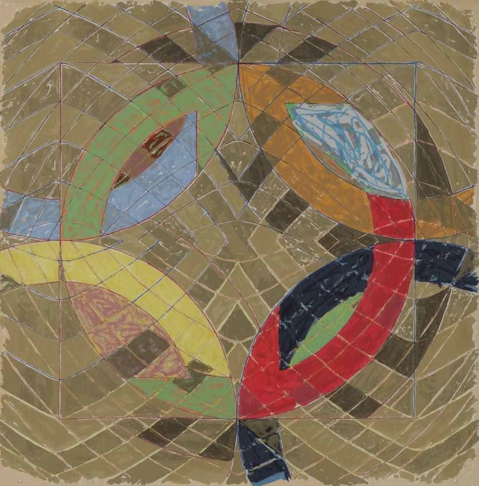 Polar Co-ordinates VI, from Polar Co-ordinates for Ronnie Peterson by Frank Stella