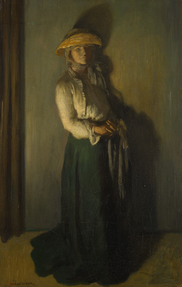 Portrait of Grace Orpen (Grace by Candlelight) by William Orpen