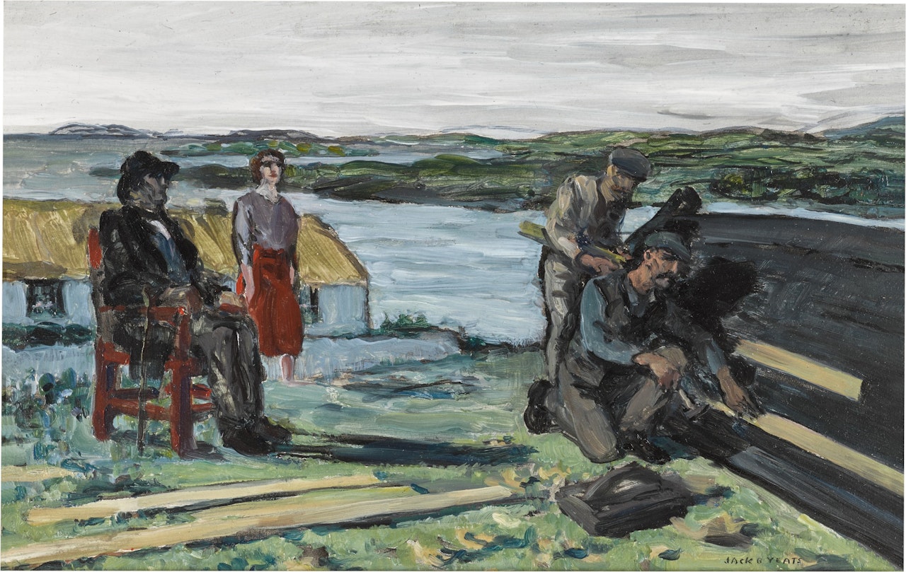 The Boat Builder by Jack Butler Yeats