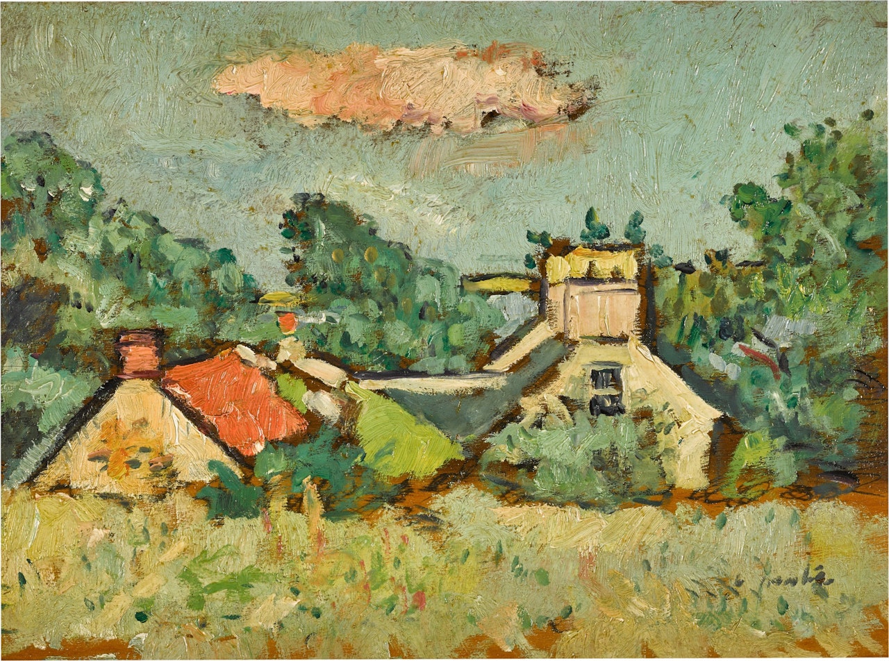 Cottage in Fife by George Leslie Hunter