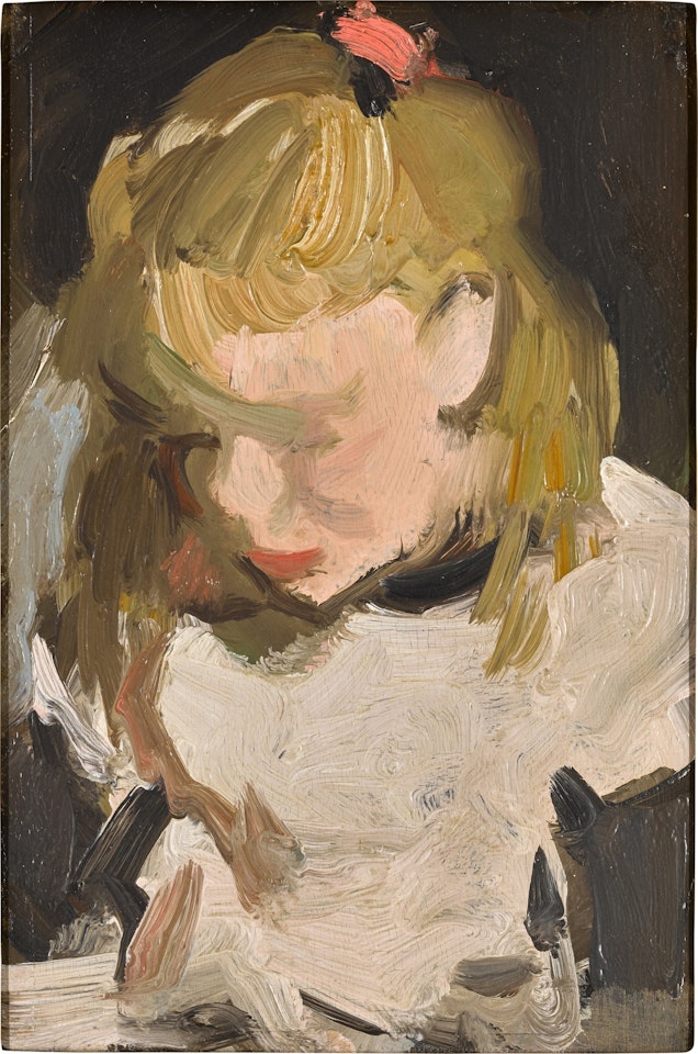Young Girl with Blonde Hair by Samuel John Peploe