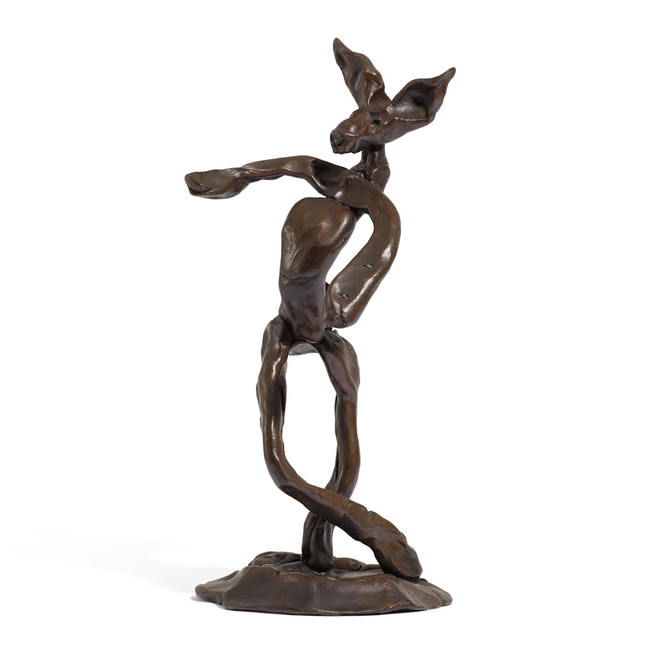 Untitled: Dancing Hare by Barry Flanagan