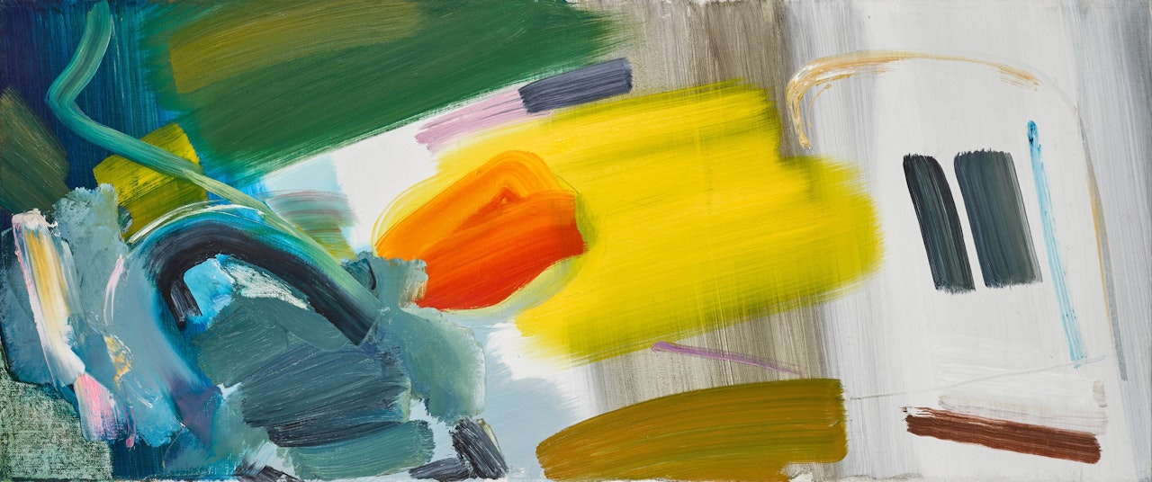 Red Splash by Ivon Hitchens