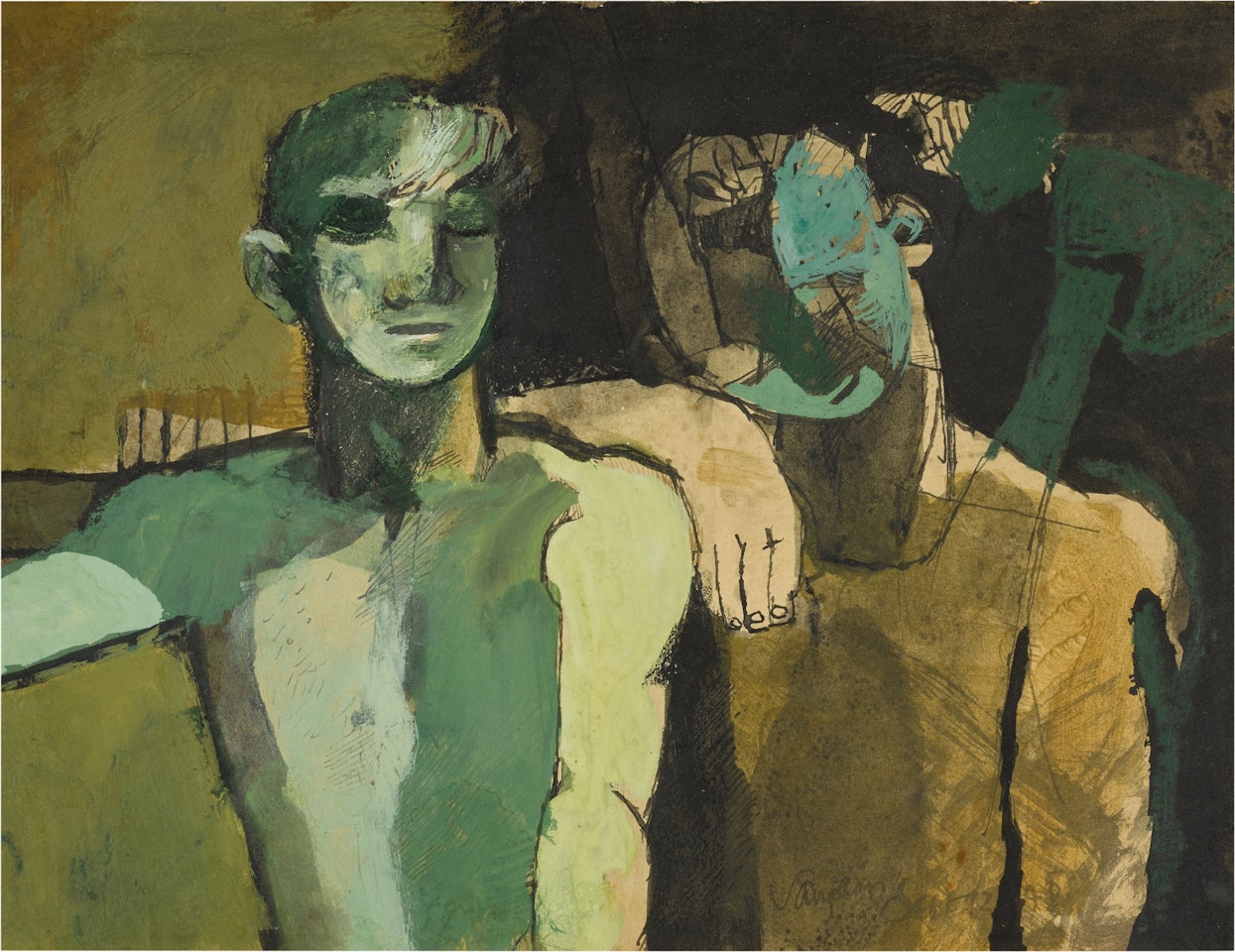 Green Figures by Keith Vaughan