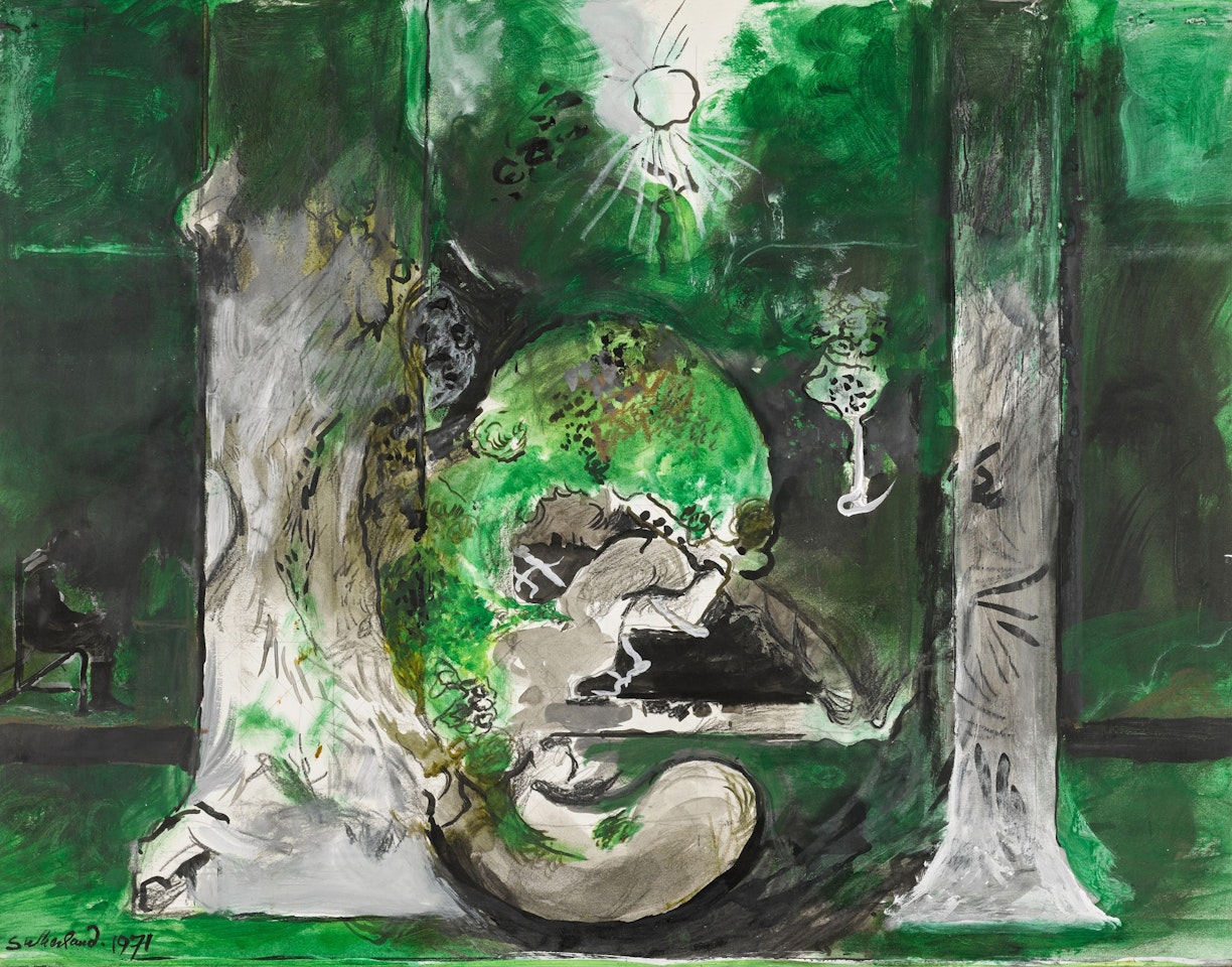 Etude Pour Forme G. by Graham Sutherland