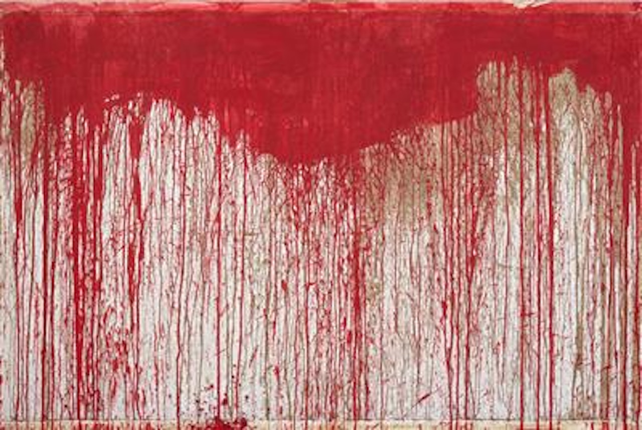 Schüttbild/Splatter Painting by Hermann Nitsch