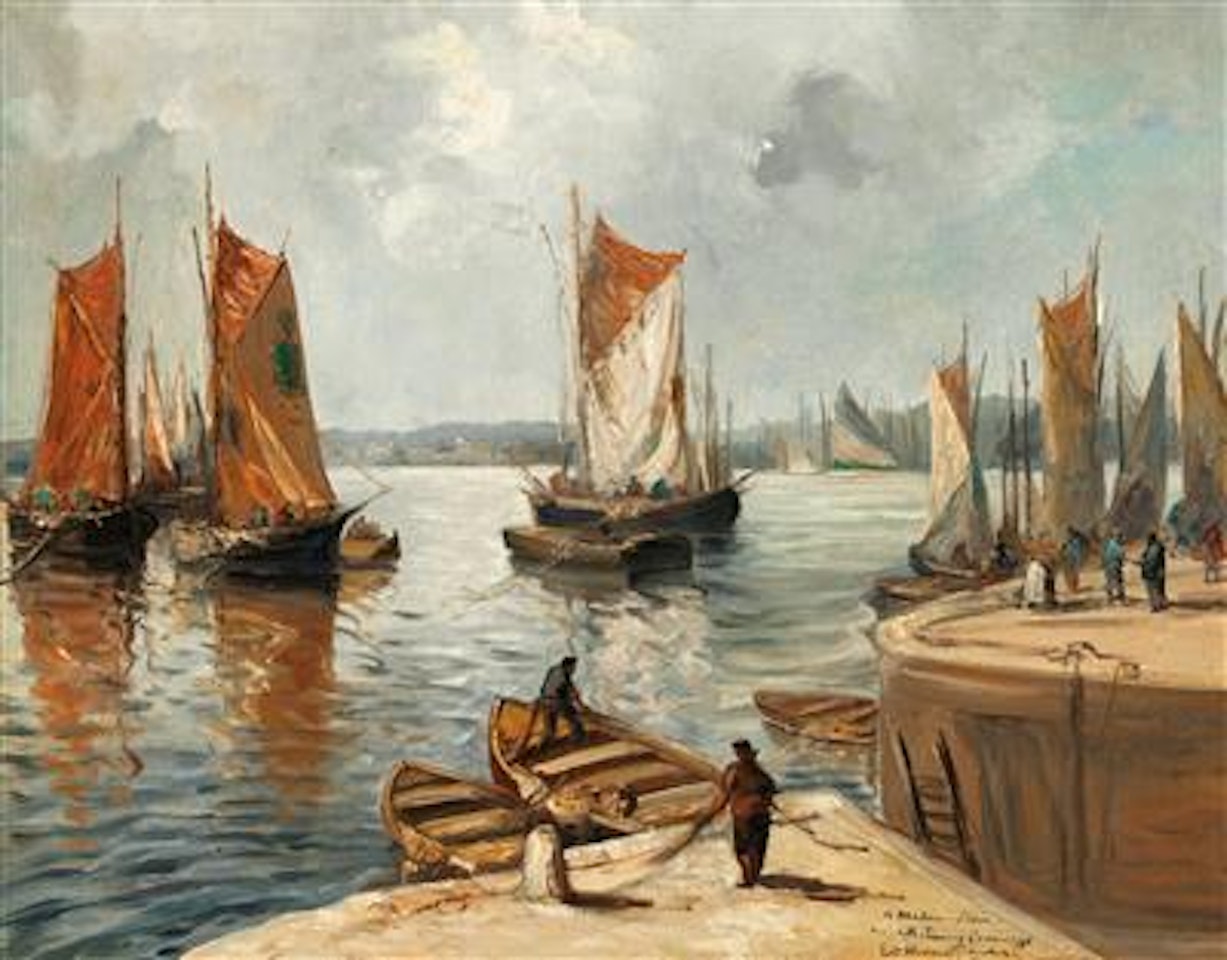 Port normand by Othon Friesz