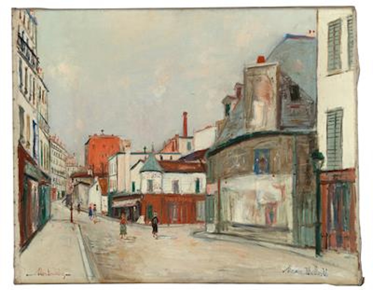 Montmartre, Café de la Tourelle by Maurice Utrillo