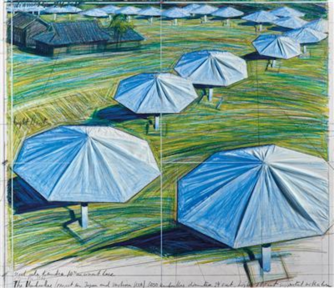 The Umbrellas (project for Japan and Western USA) by Christo