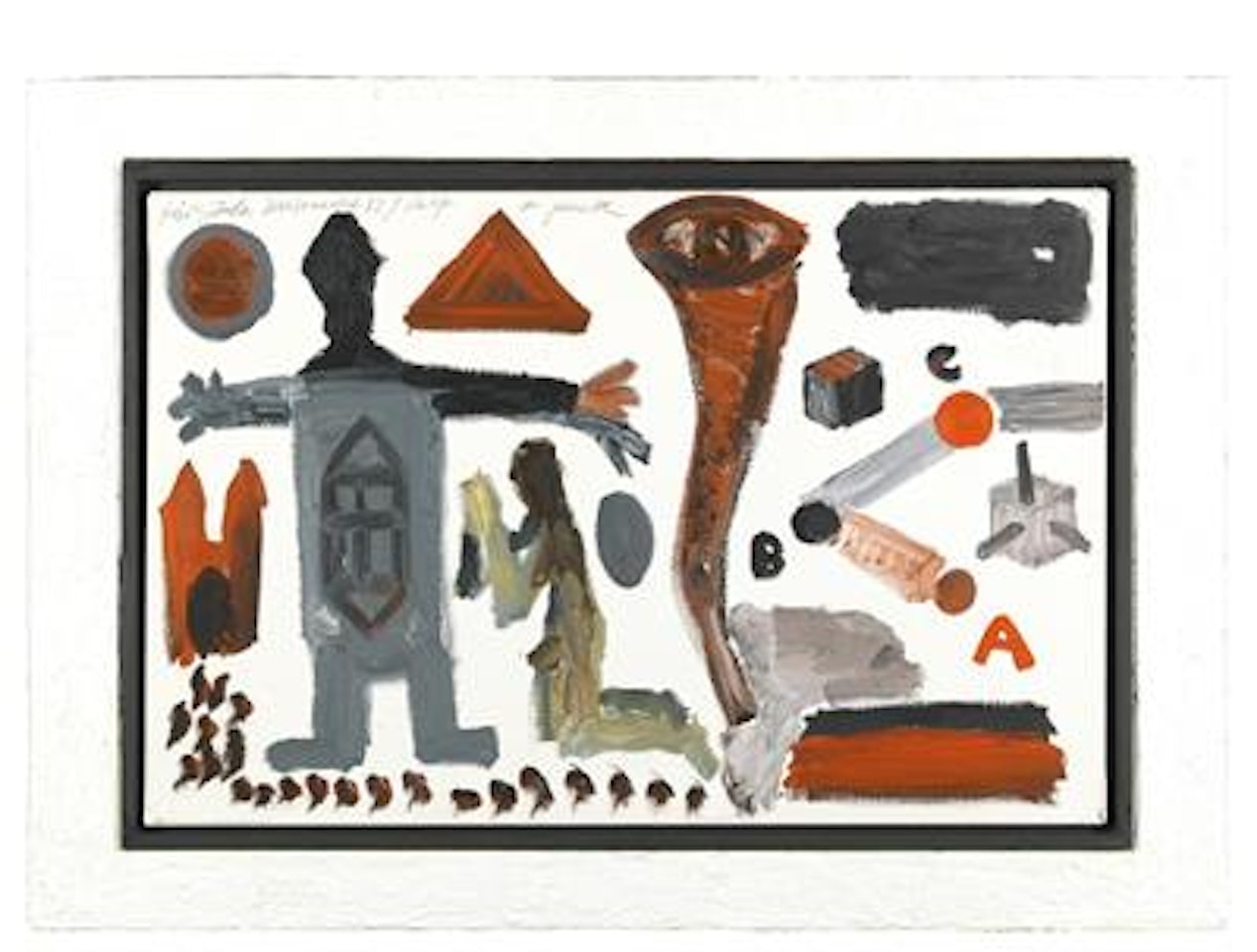 Für Jule Weihnacht by A.R. Penck