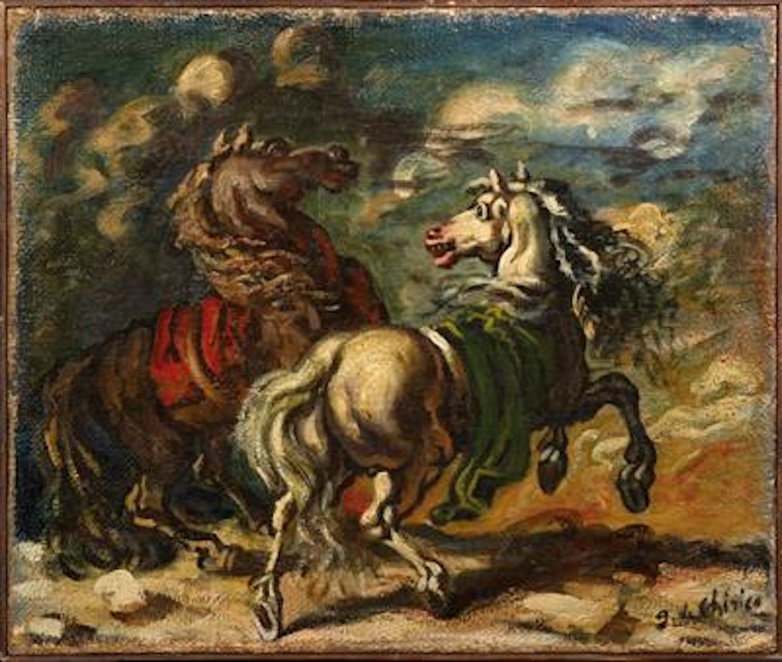 Due cavalli by Giorgio de Chirico