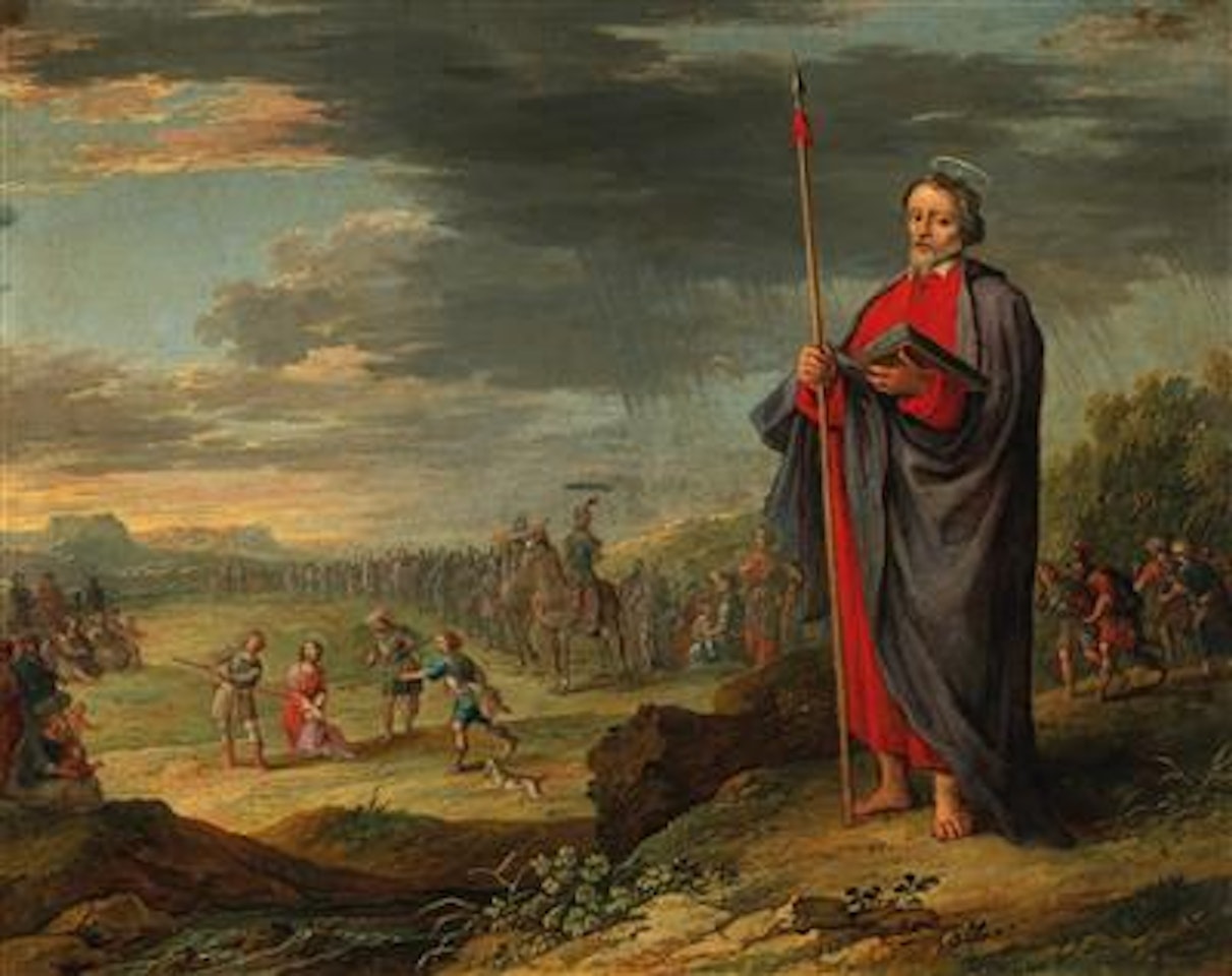 The Mocking of Christ with an Evangelist by Frans Francken II