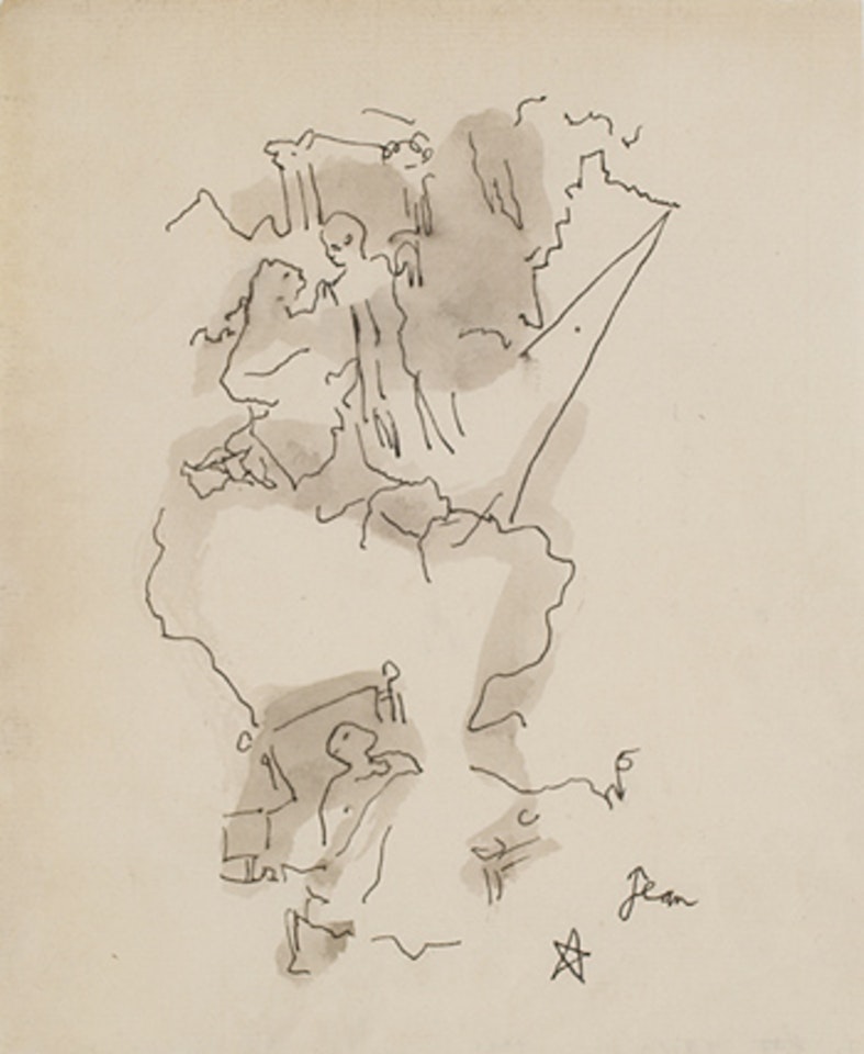 Youth dreaming by Jean Cocteau