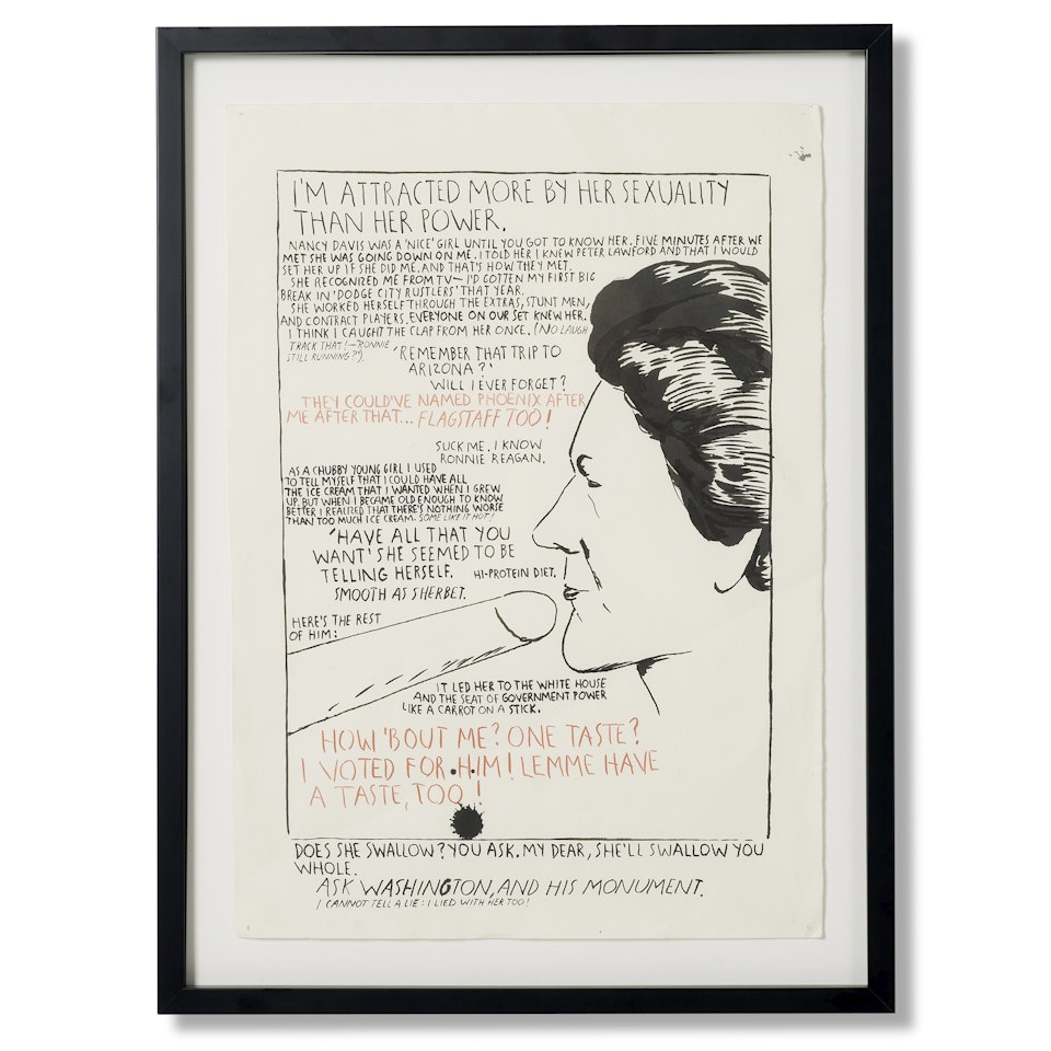 Untitled (I'm attracted) by Raymond Pettibon