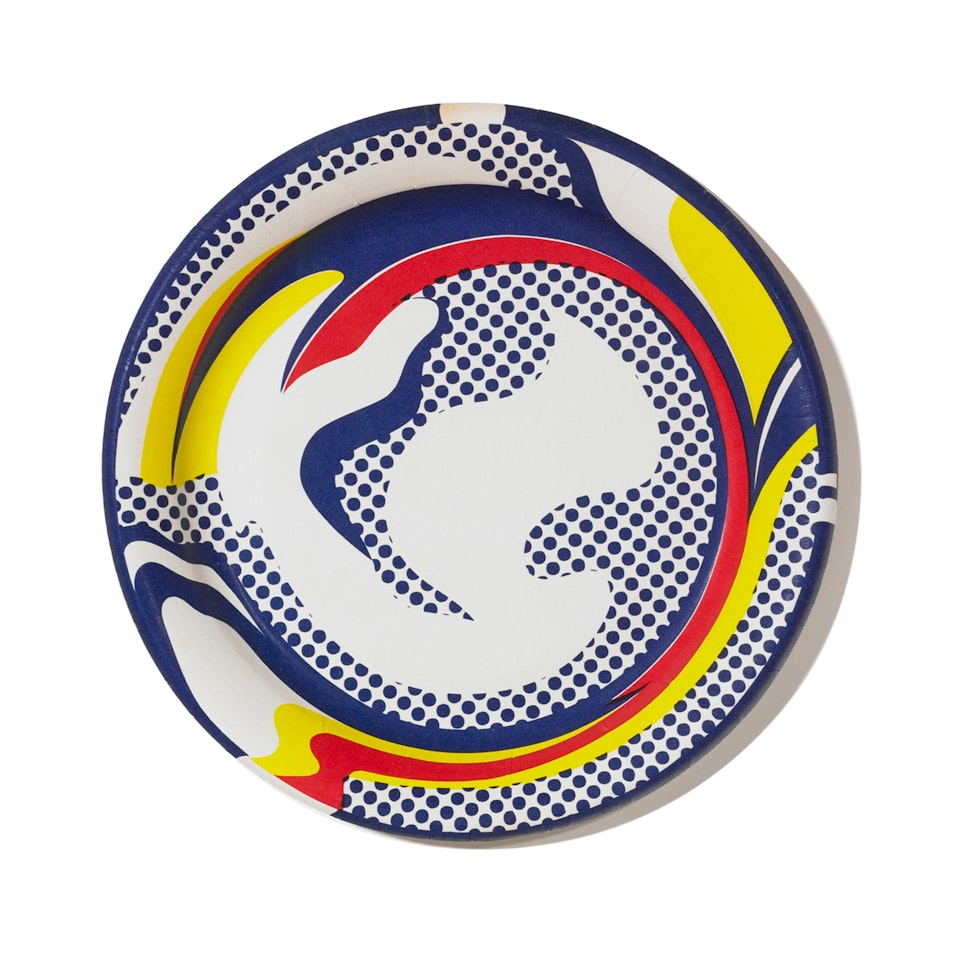 Paper Plate by Roy Lichtenstein