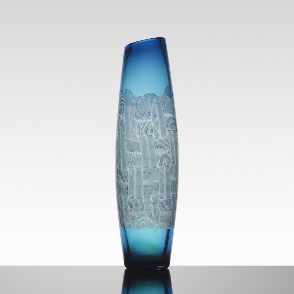 Zanfirico Mosaico vase by Paolo Venini
