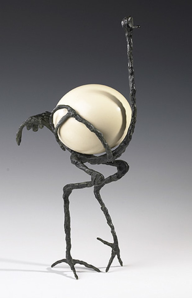 L'autruche by Diego Giacometti