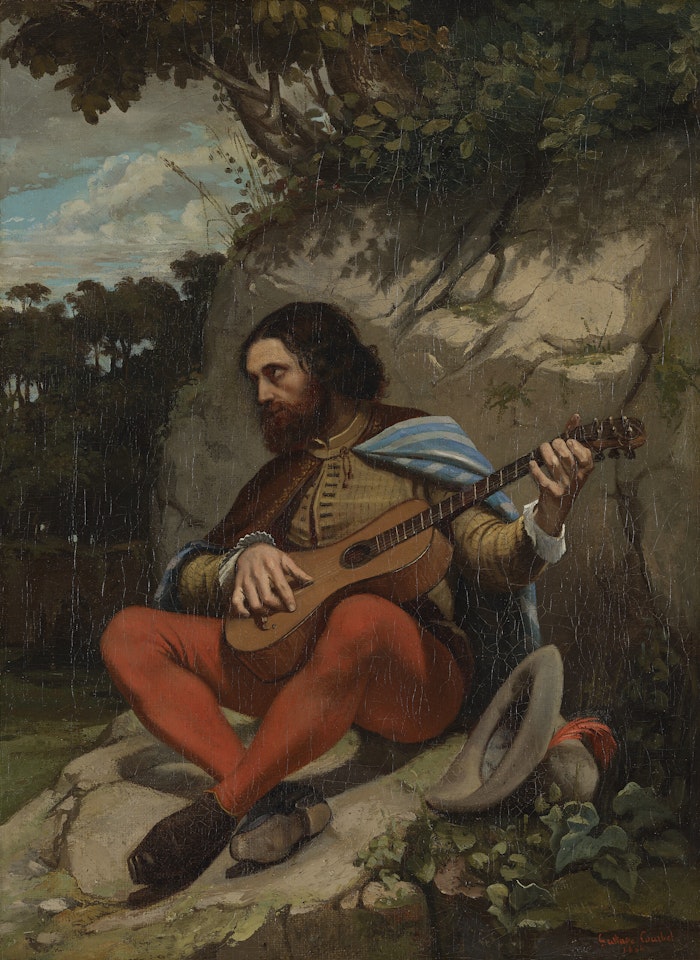 Le Guitarrero by Gustave Courbet