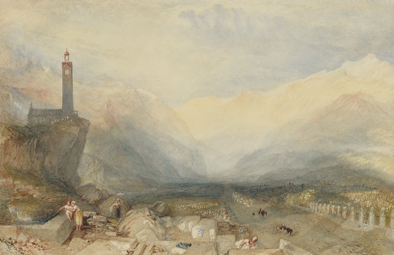 The Splügen Pass by Joseph Mallord William Turner