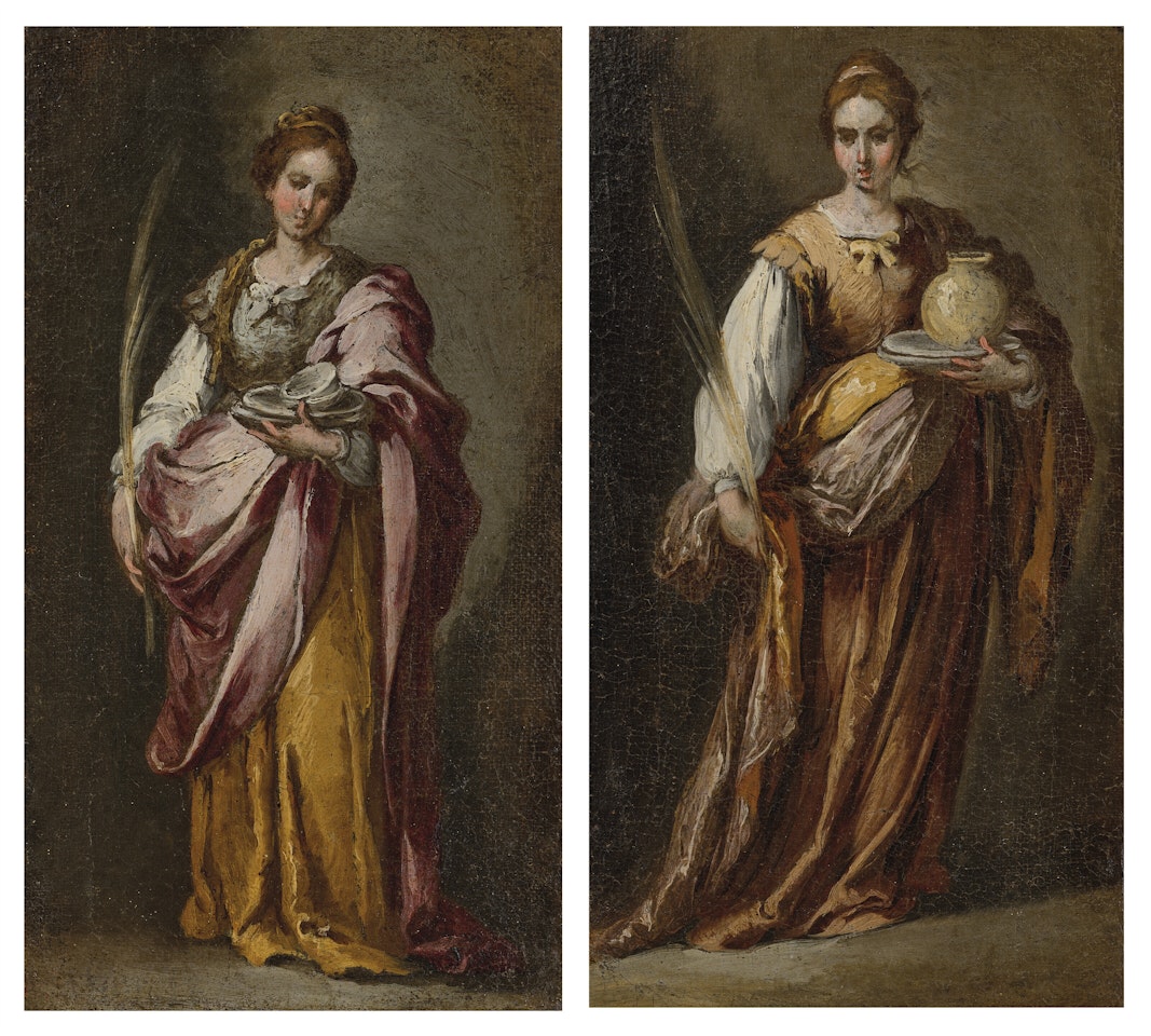 Saint Justa; and Saint Rufina by Bartolomé Esteban Murillo