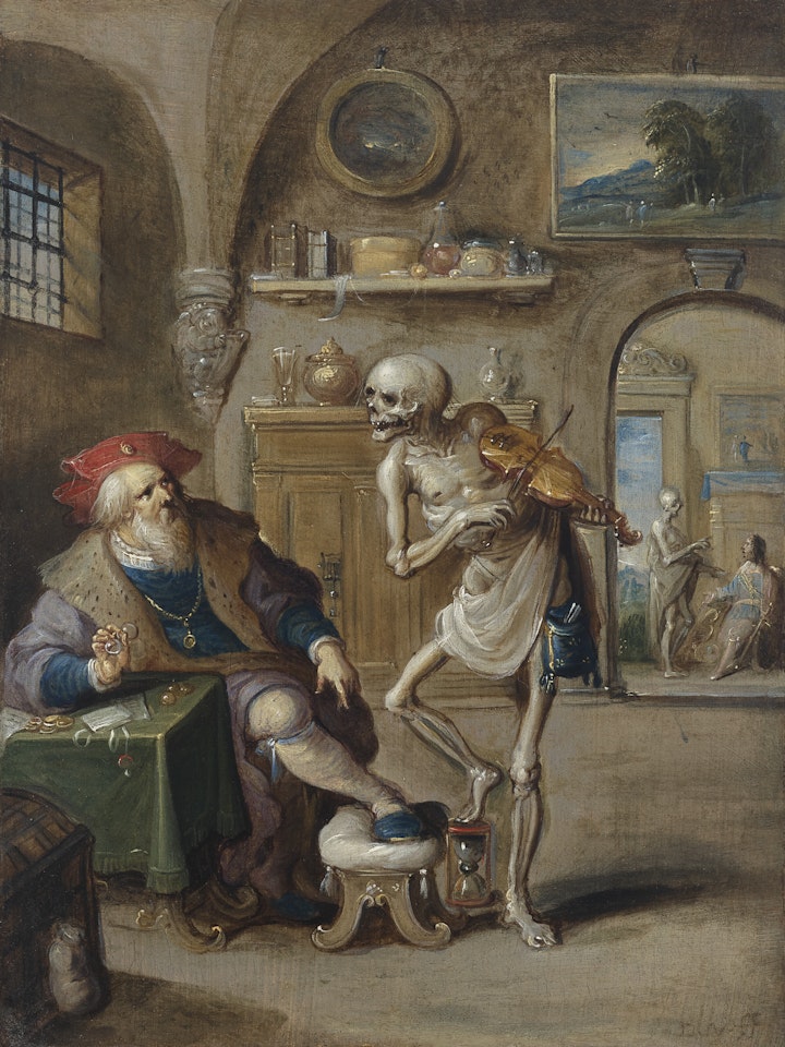 Death and the Miser by Frans Francken II