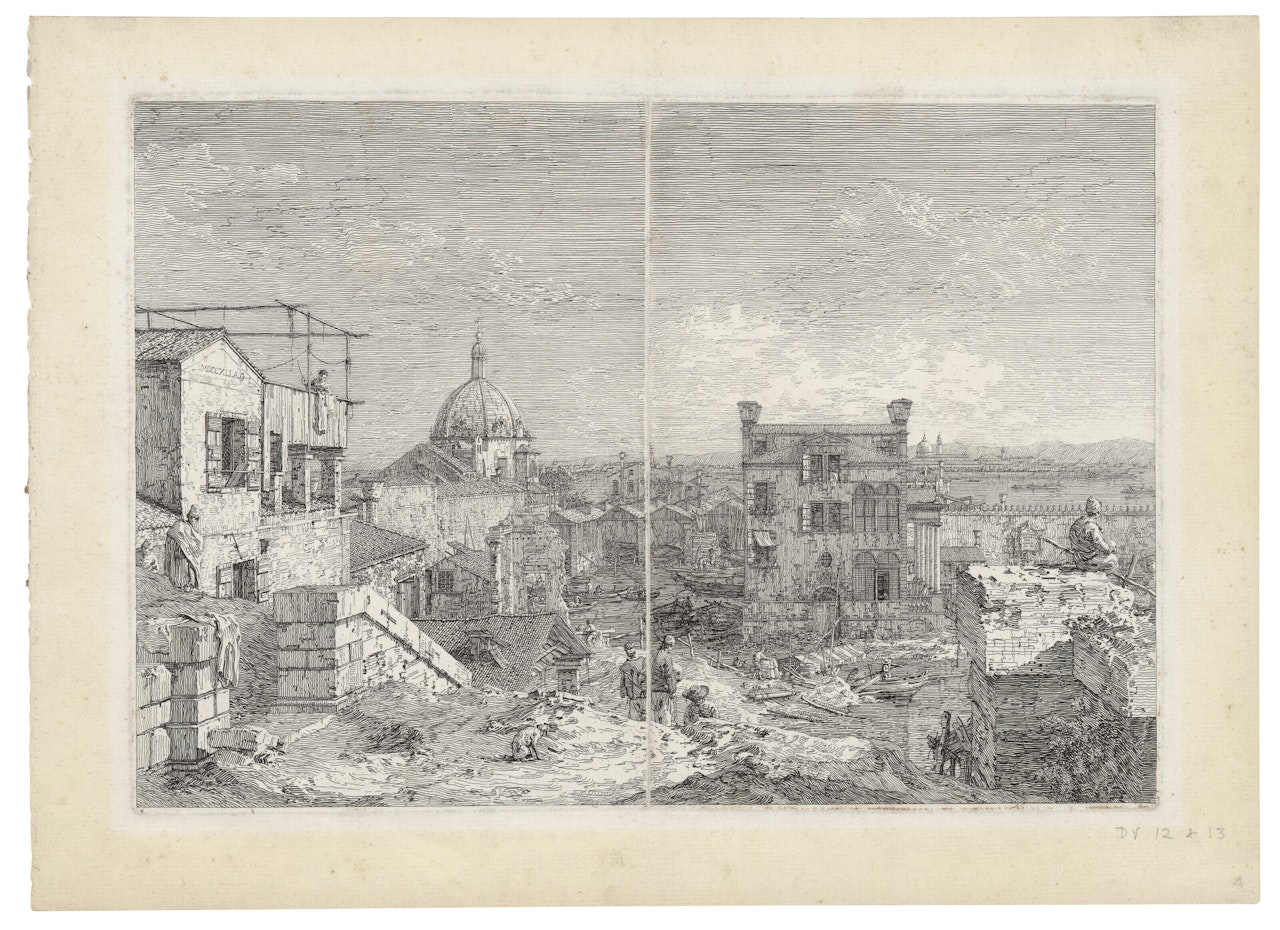 Vedute altre prese da i luoghi altre ideate da Antonio Canal by Canaletto