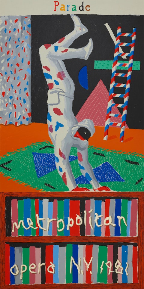 Igor Stravinsky, Metropolitan Opera; Parade, Metropolitian Opera 2 by David Hockney