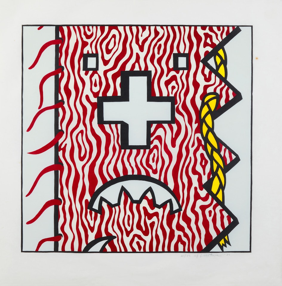 American Indian Theme IV, from the American Indian Theme by Roy Lichtenstein