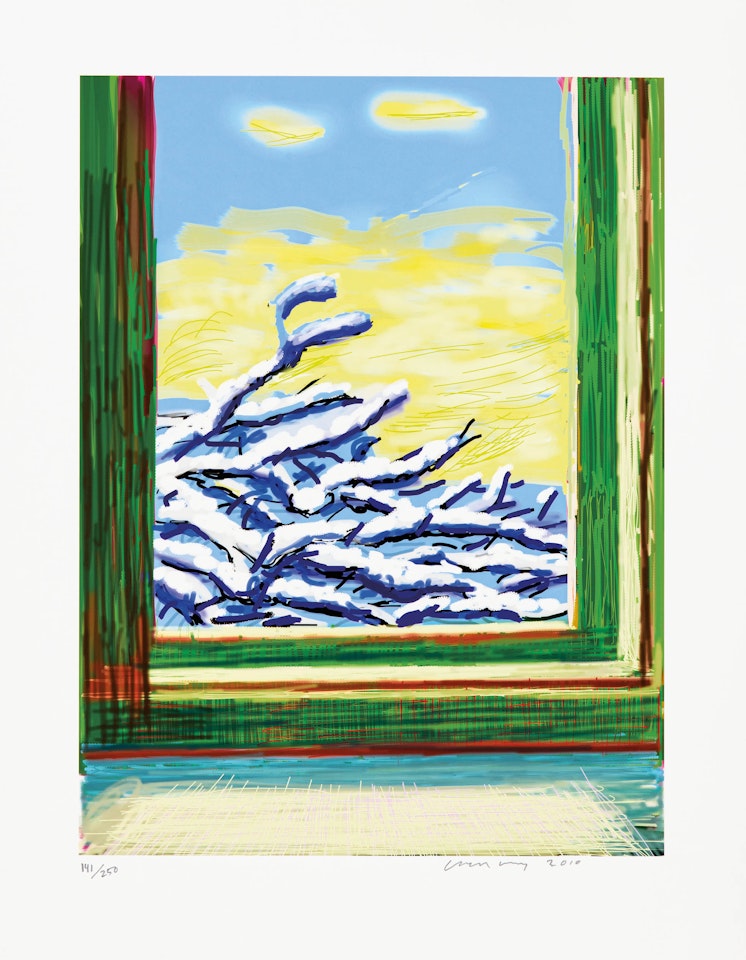 My Window, ‘No. 610’, 23rd December 2010 by David Hockney