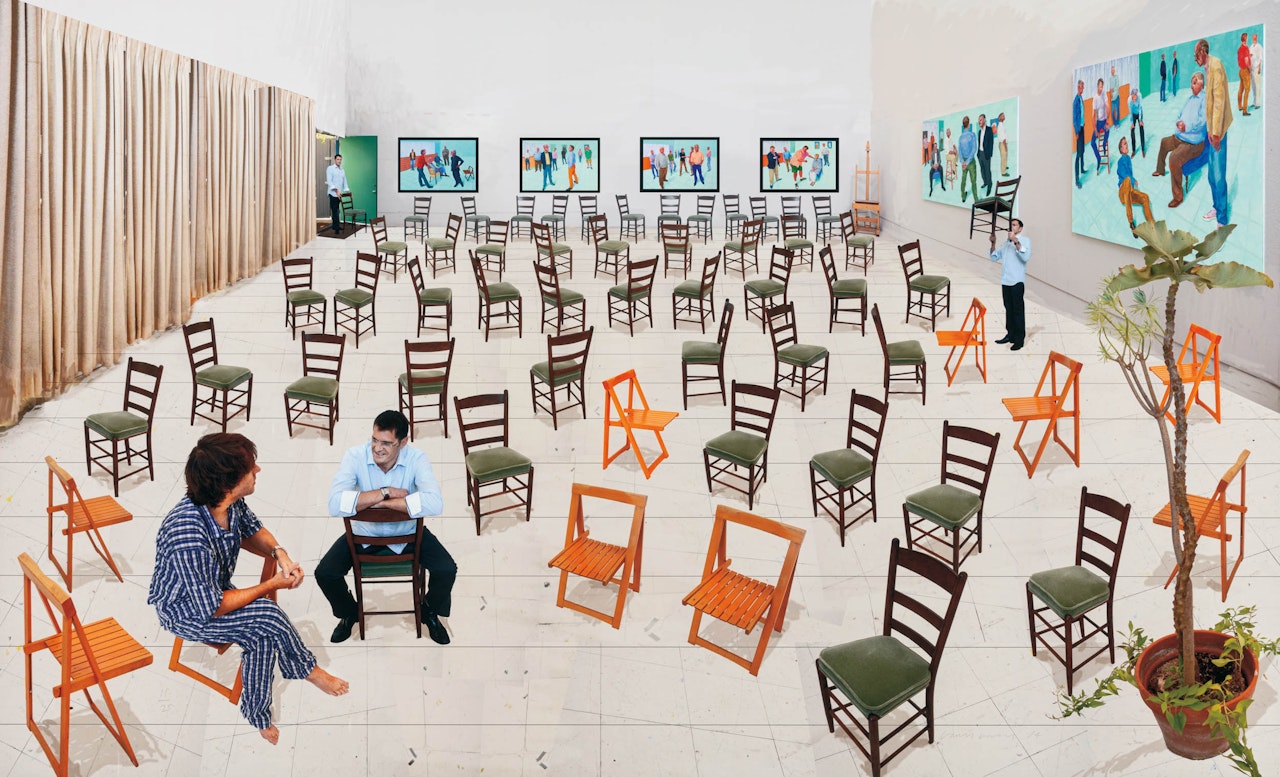 The Chairs by David Hockney