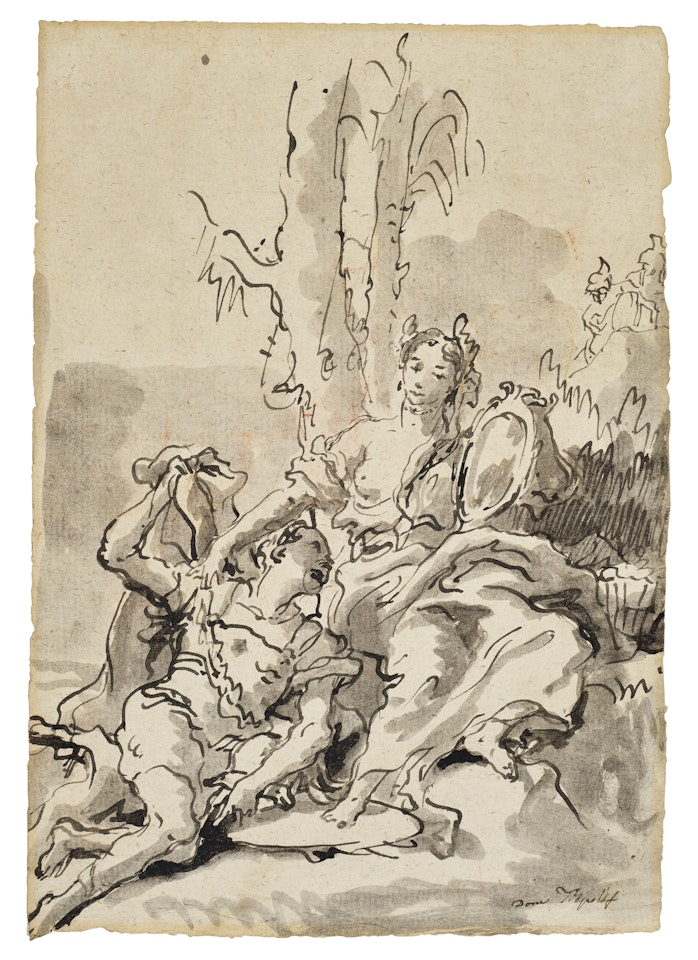 Rinaldo and Armida by Giovanni Domenico Tiepolo