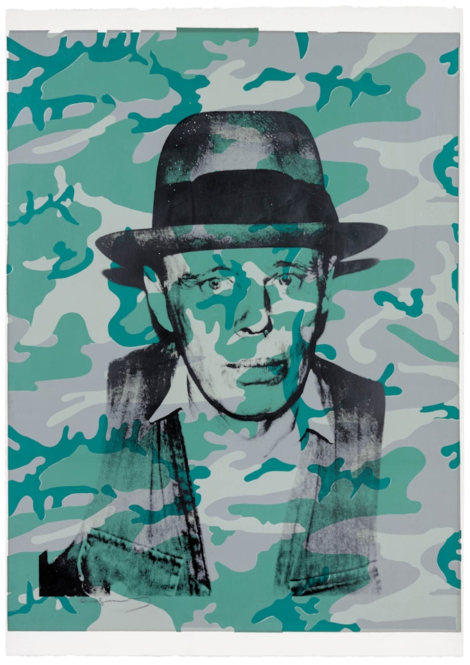 Joseph Beuys in Memoriam by Andy Warhol