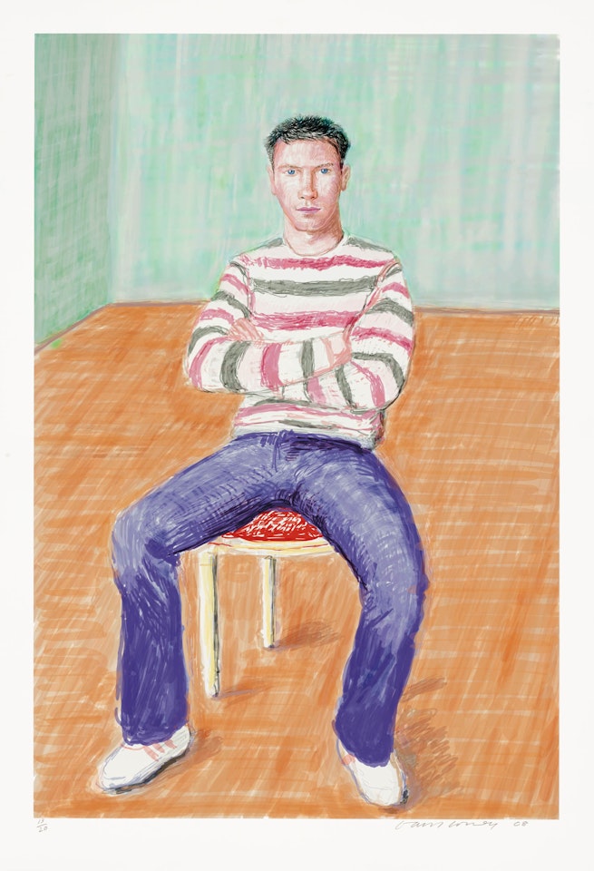 Jamie McHale 1 by David Hockney