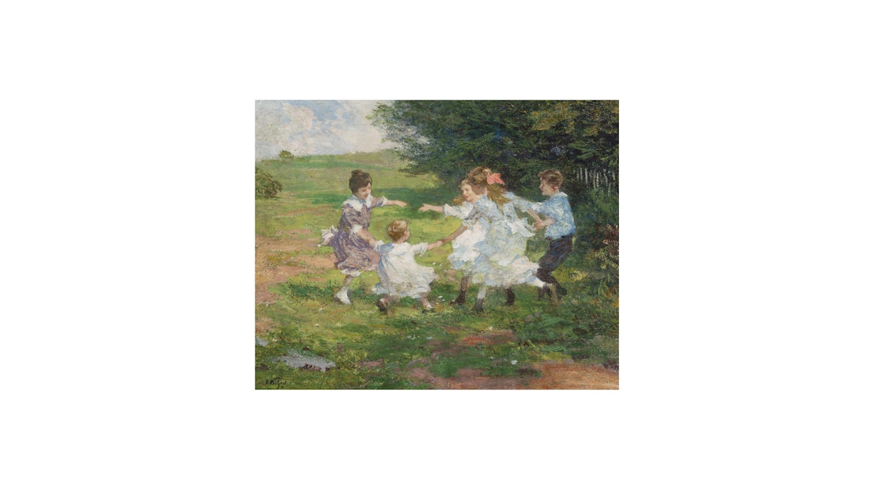 Ring Around the Rosie by Edward Henry Potthast