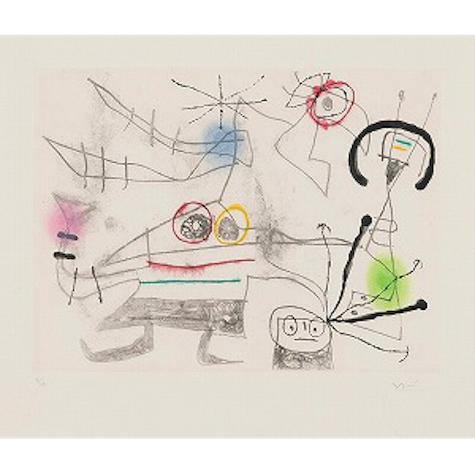 Femme-oiseau Ⅱ (Dupin 275) by Joan Miró