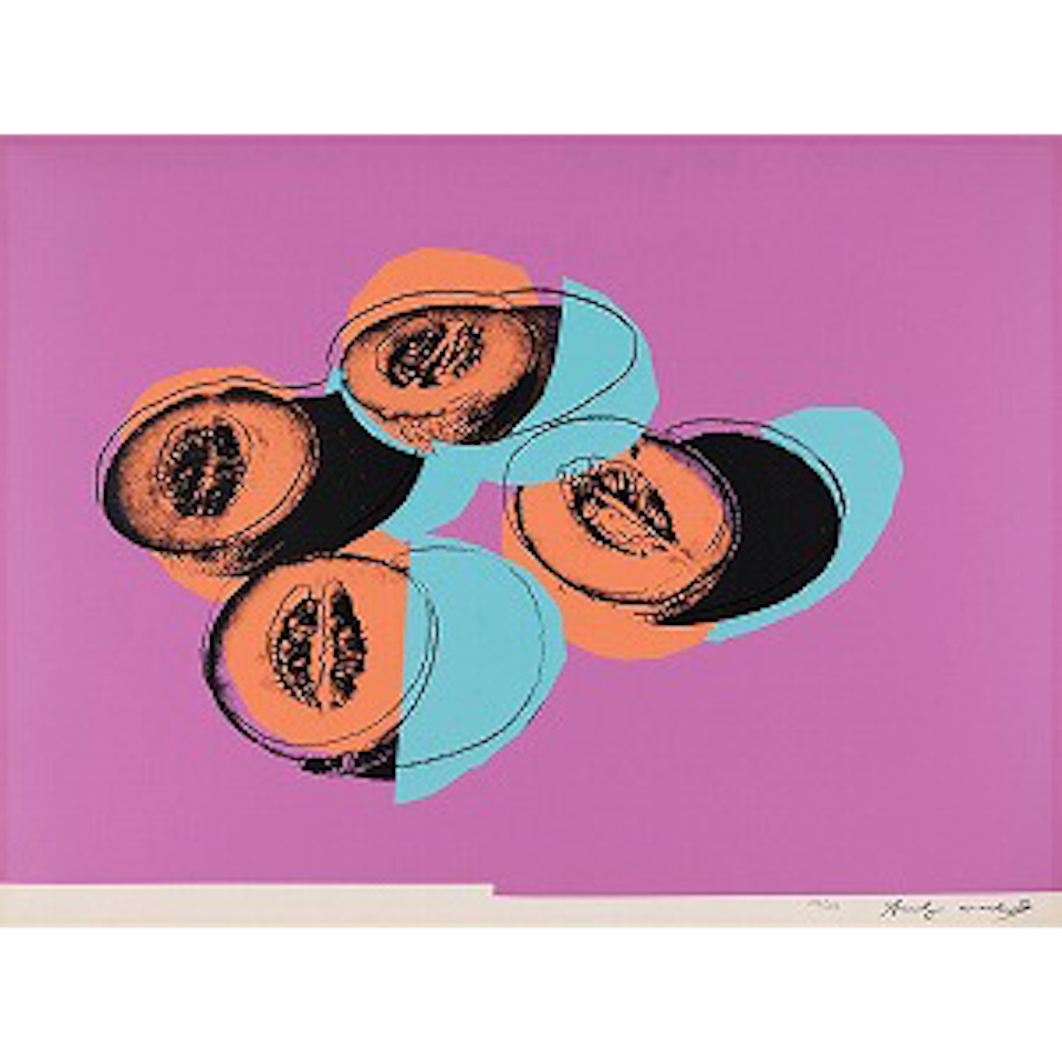 Cantaloupes II from Space Fruit: Still Lifes (F. & S. Ⅱ.198) by Andy Warhol