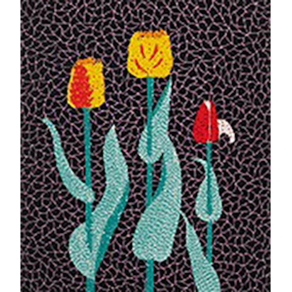 Tulips (Kusama 92) by Yayoi Kusama