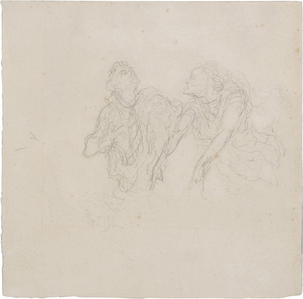 Scene d'une comedie by Honoré Daumier